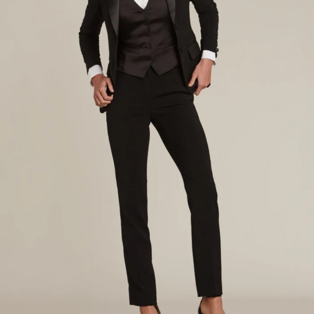 Little Black Tux Women’s 3 Piece Tuxedo Pants, Blazer and Waistcoat